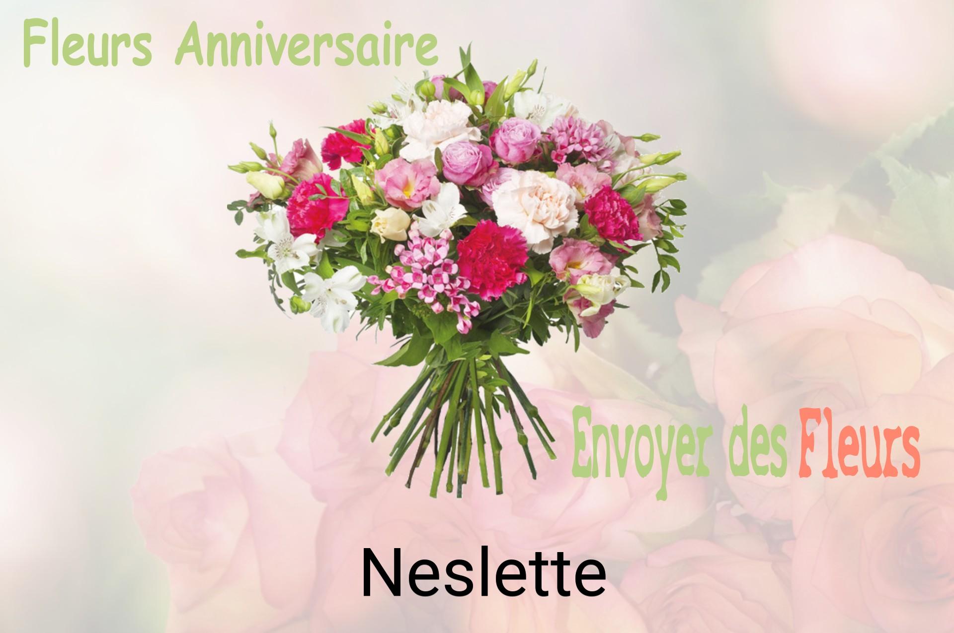 Bouquet de fleurs d’anniversaire livré à Neslette